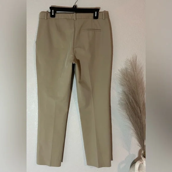 THEORY tailored trouser double stretch tan beige business dress pants  slacks 10 - Picture 4 of 10